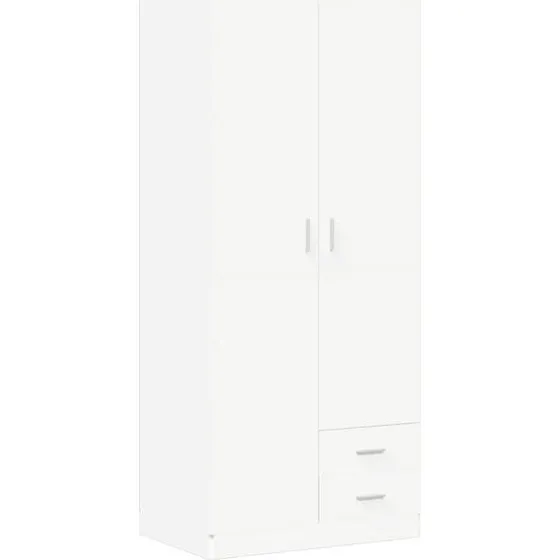 vidaXL Kleiderschrank Wei 80x52x180 cm
