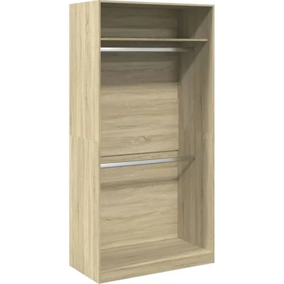 vidaXL Kleiderschrank Sonoma-Eiche 100x50x200 cm