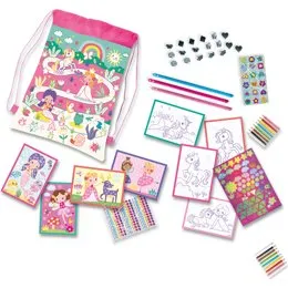 SES Creative Reiseaktivitäten-Rucksack 5 Aktivitäten Rosa