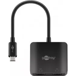 Goobay USB-C auf 2x HDMI Adapter