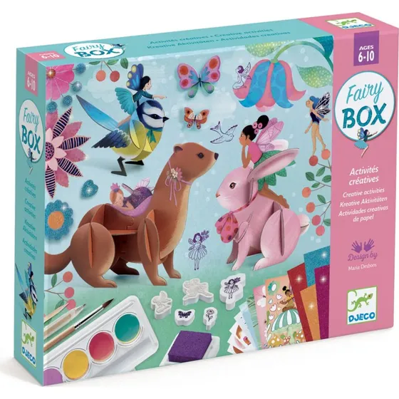 DJECO Multi-Activity Kit Feen Box – Kreativ-Set ab 6 Jahren