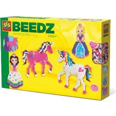 SES Beedz Bügelperlen Einhorn & Prinzessin (2100 Stk.)
