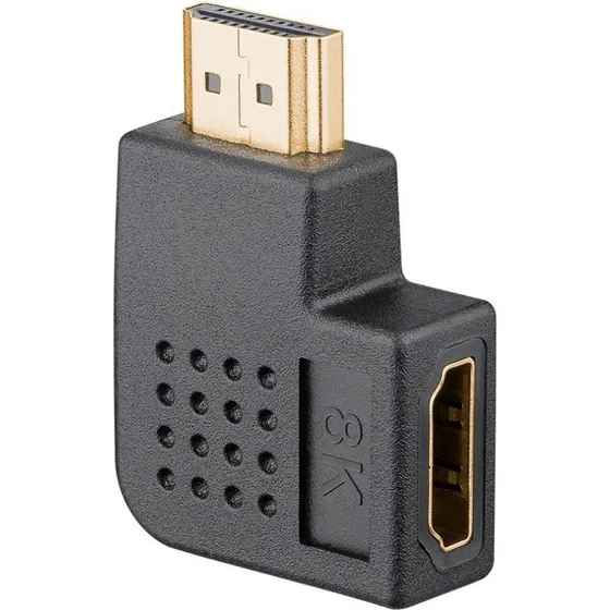 Goobay 65745 HDMI-Winkeladapter 90 vergoldet