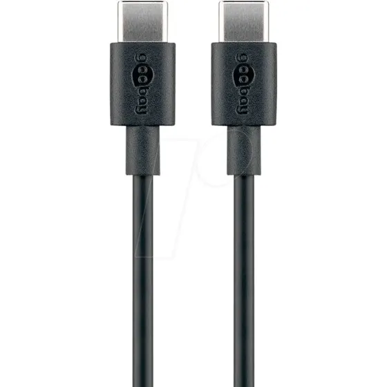 Goobay 66316 USB-C Ladekabel 0,5 m schwarz