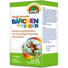 SUNLIFE Multivitamin-Bärchen für Kinder 60 Stk.