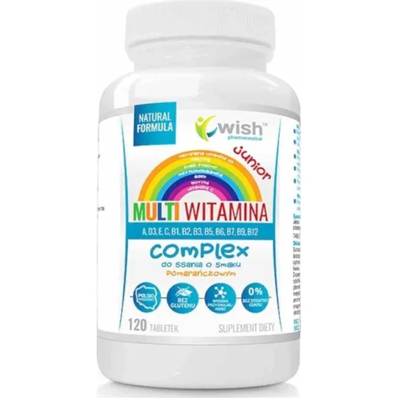 Wish Multivitamin Junior Lutschtabletten 120 Stck