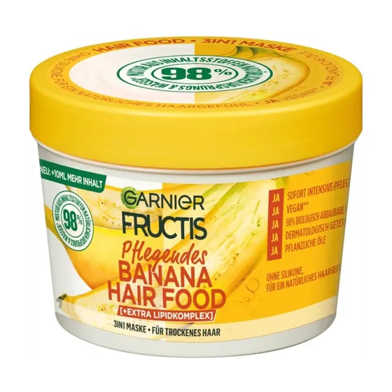 Garnier Fructis Banana Hair Food 3in1 Maske 400 ml