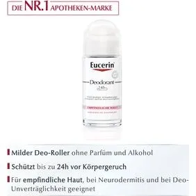 Eucerin Deodorant Empfindliche Haut 24h Roll-On 50 ml