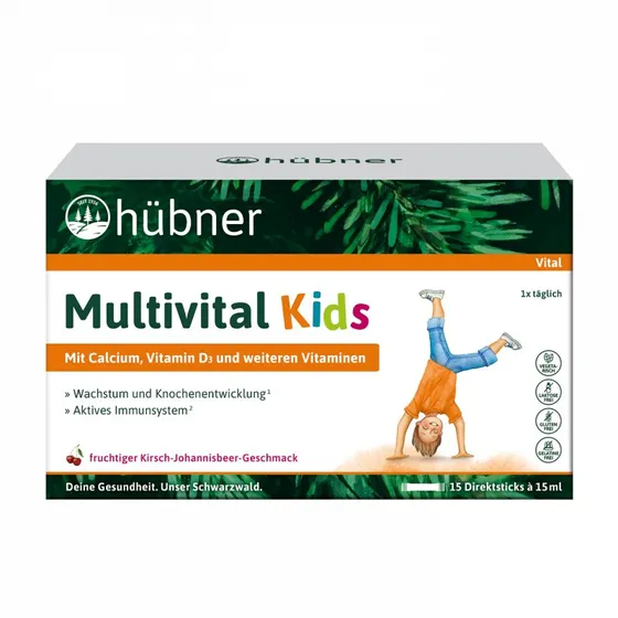 Hbner Multivital Kids Flssigsticks 15x15ml