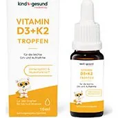 kindgesund Vitamin D3+K2 Tropfen 560 IE, 10 ml