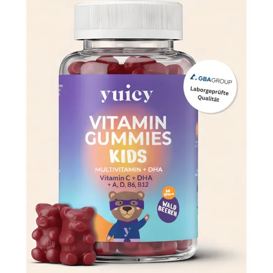 yuicy Kids Gummies 60 Stk. vegan & zuckerreduziert