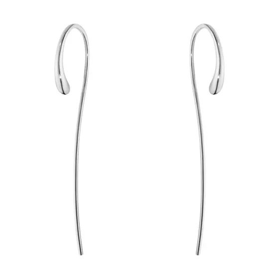 Georg Jensen Mercy Silber Ohrringe 50 mm