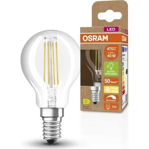 OSRAM SUPERSTAR+ CLASSIC P 40 E14 2,9W 470lm Warmweiß
