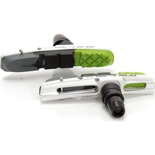 XLC BS-V06 V-Brake-Bremsbeläge 72 mm weiß/grün/grau
