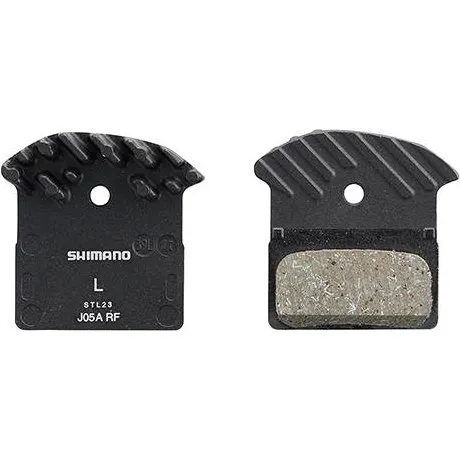 Shimano J05A Resin Scheibenbremsbeläge mit Kühlrippen