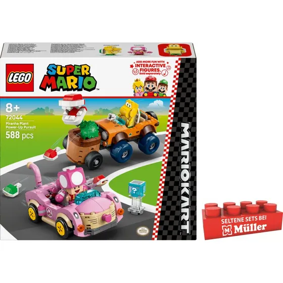 LEGO® Super Mario™ 72044 Mario Kart – Power‑Up‑Jagd mit Piranha‑Pflanzen