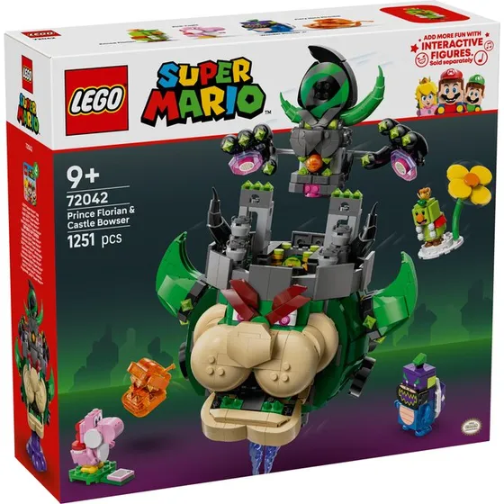LEGO® Super Mario™ 72042 – Prinz Florian & Schloss-Bowser (1251 Teile)