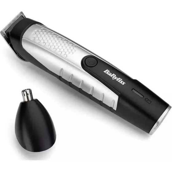 BaByliss T812E Lithium Power Barttrimmer Schwarz/Silber