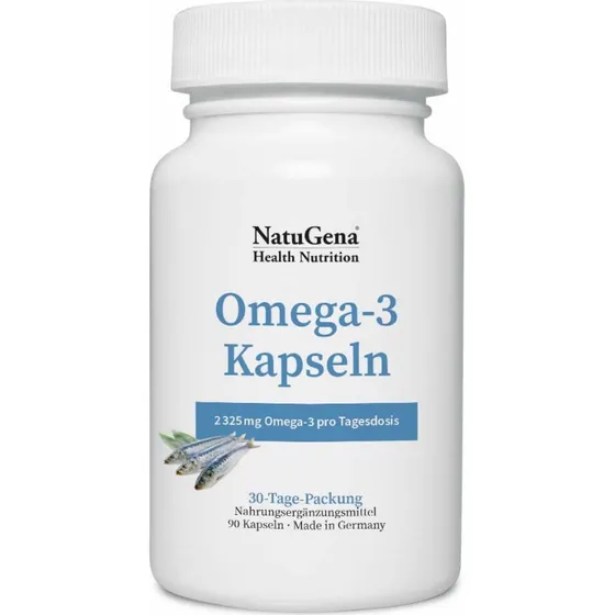 NatuGena Omega-3 Kapseln 90 St (DHA 1390 mg, EPA 2325 mg)