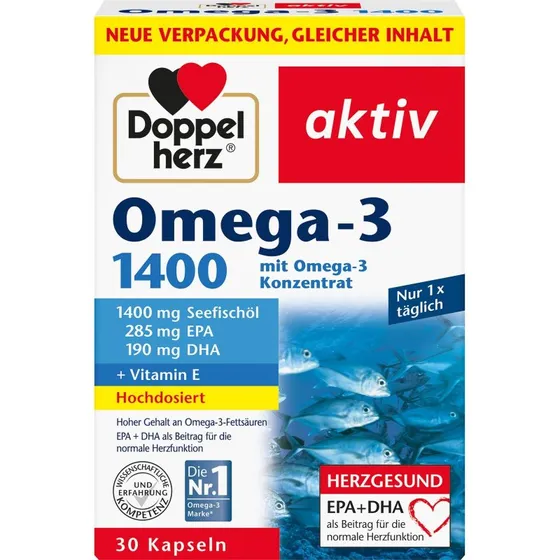 Doppelherz Omega-3 1400 Kapseln (30 St.)