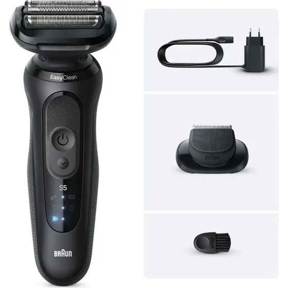 Braun Series 5 52-N1200S Nass&Trocken Rasierer, Li‑Ion, 50 Min
