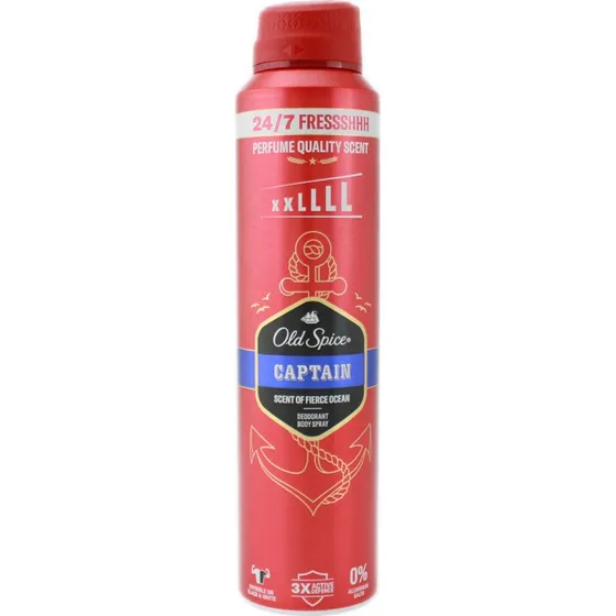 Old Spice Captain Deodorant Spray 250ml