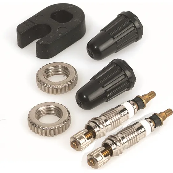 Prophete Sclaverand-Ventileinsätze 2 Stück silber/schwarz