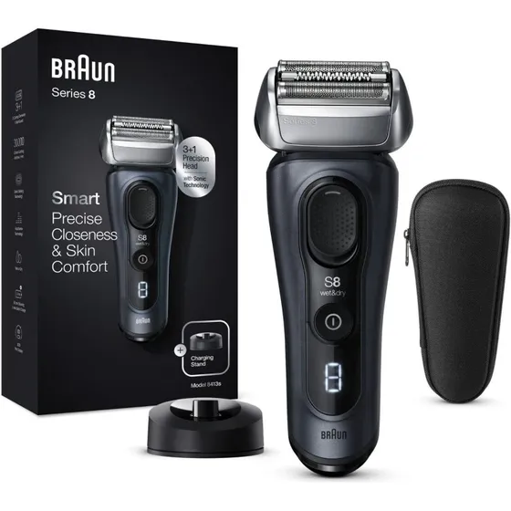 Braun Series 8 8513s Elektrorasierer Wet&Dry Schwarz