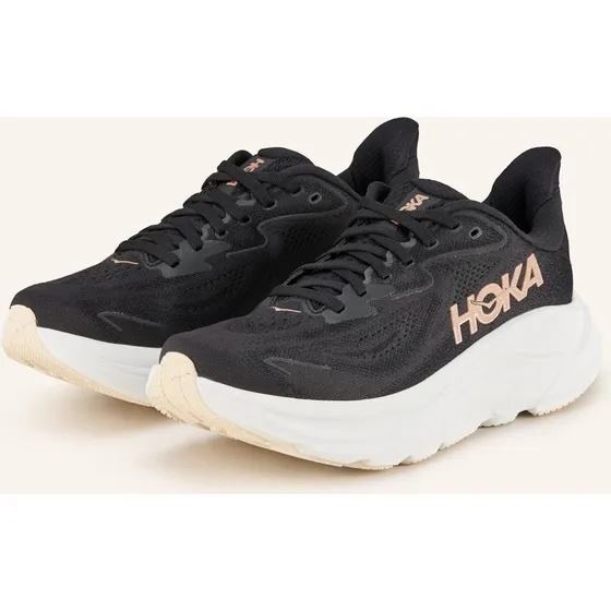 Hoka Herren Laufschuh Clifton 10 schwarz/weiß