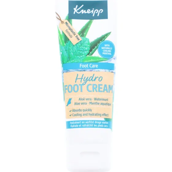 Kneipp Hydro Fußcreme 3x75ml Aloe Vera & Wasserminze