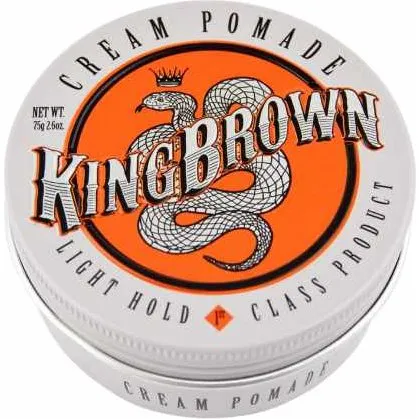 King Brown Cream Pomade 75 g  Leichter Halt, natrlicher Look