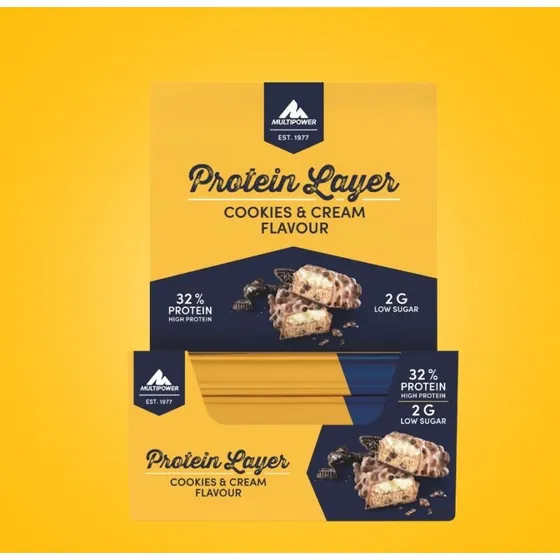Protein Riegel Cookies & Cream 32% Protein, 50g