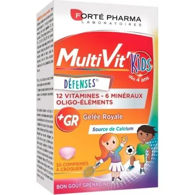 Forté Pharma MultiVit'Kids Défenses 30 Kautabletten