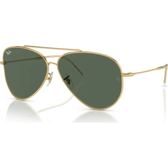 Ray-Ban Aviator Reverse RBR0101S 001/VR Gold/Grün L