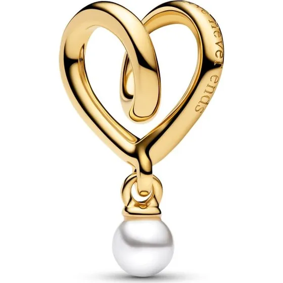 Pandora 764138C01 Gewickeltes Herz Charm Gelbgold