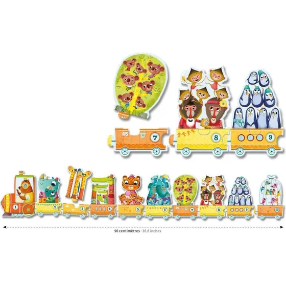 Djeco DJ08150 Lernpuzzle Erste Zhlen