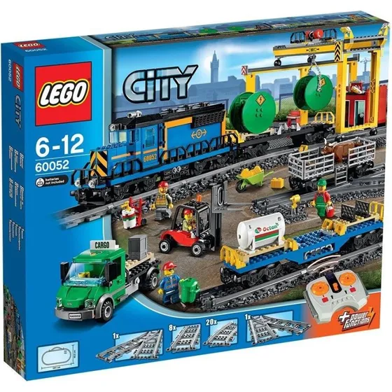LEGO City 60052 Güterzug (motorisierter Zug, 888 Teile)