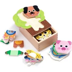 Djeco Arbramix Holzpuzzle  18 Teile