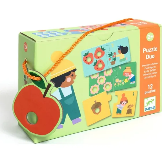 Djeco Puzzle Duo Erste Zahlen ab 2 Jahren