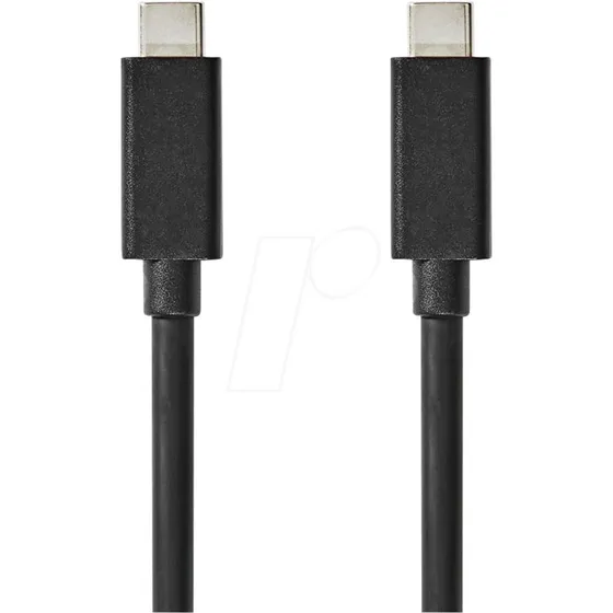 Nedis USB-C auf USB-C 100W 20 Gbps 1m schwarz