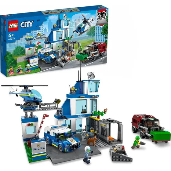 LEGO City 60316 Polizeistation 668 Teile