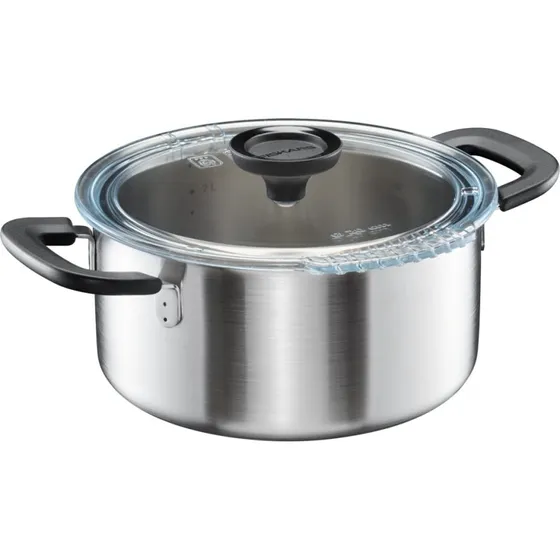 Fiskars FF Kochtopf 3 L mit Glasdeckel 1072316
