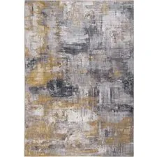 LUXOR Living Teppich Prima 80 x 150 cm grau-gelb