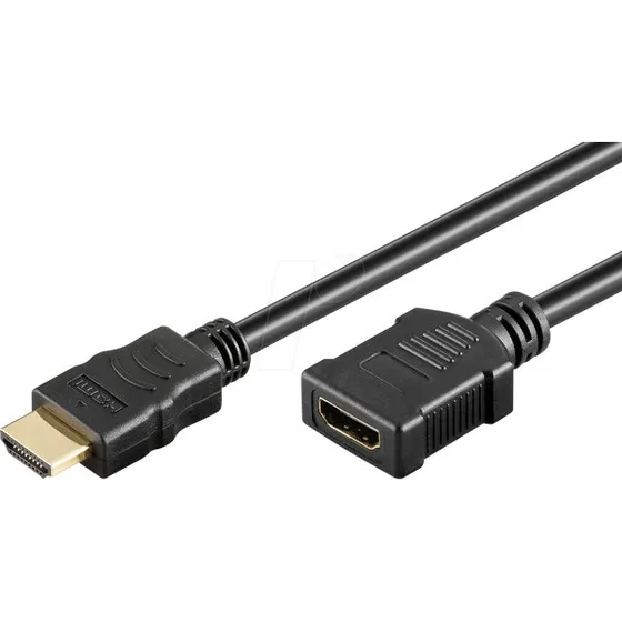 Goobay High-Speed HDMI-Verlngerungskabel 1 m mit Ethernet