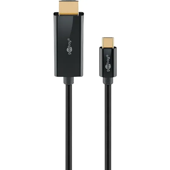 Goobay 75698 USB-C auf HDMI 4K 60 Hz, 3 m, schwarz