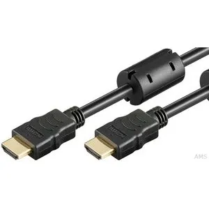 Goobay 61299 High-Speed HDMI-Kabel 1m mit Ethernet