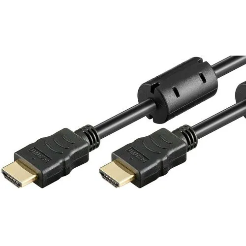 Goobay 61303 HDMI-Kabel 5m schwarz High-Speed mit Ethernet
