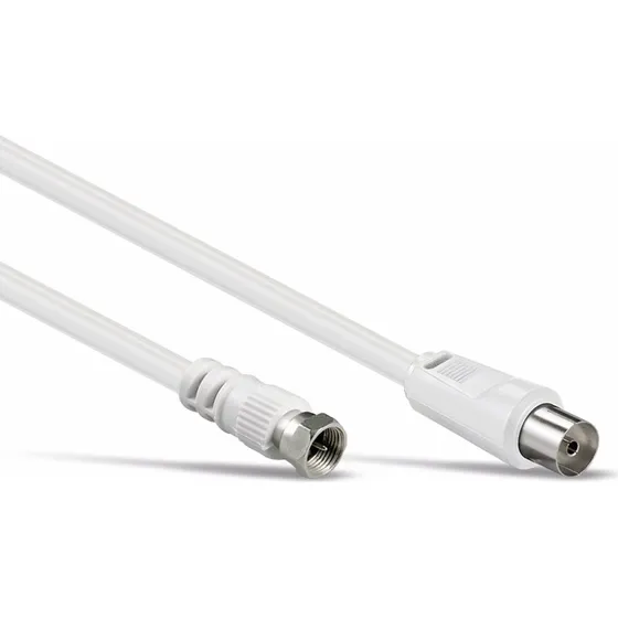 Goobay 11829 SAT-Kabel F/Koax 1,5 m wei