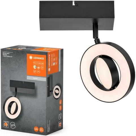 LEDVANCE DECOR SPOT SATURN BLACK 1 Spot CCT schwarz