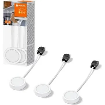 LEDVANCE Puck 65mm 3er-Set Warmweiß